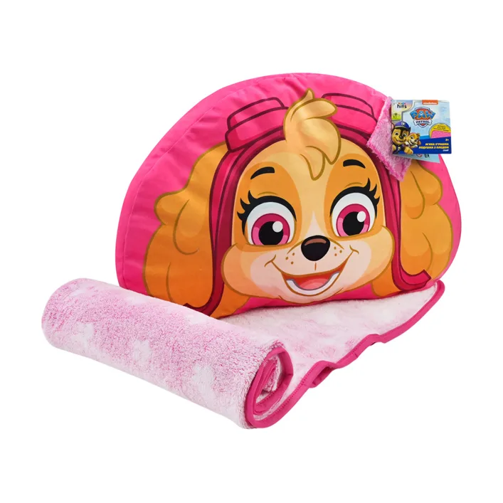 Мягкая подушка с пледом Paw Patrol KH70/002L р.44*29*7см плед р.118*80см (Мяг9836)