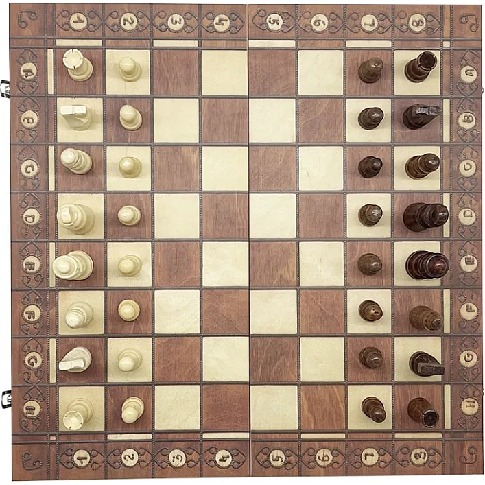 Набір настільних ігор "Шахи, нарди, шашки 3 в 1" Set1 NE-LG-11 ігрове поле 40х40 см