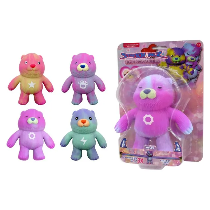 Іграшка-тягнучка Стрейчапалз, іграшка 14см. серія TIE DYE BEARS 988420 (Різ8848)