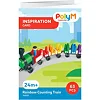 Конструктор PolyM Радужный поезд с цифрами 63 детали (760022)