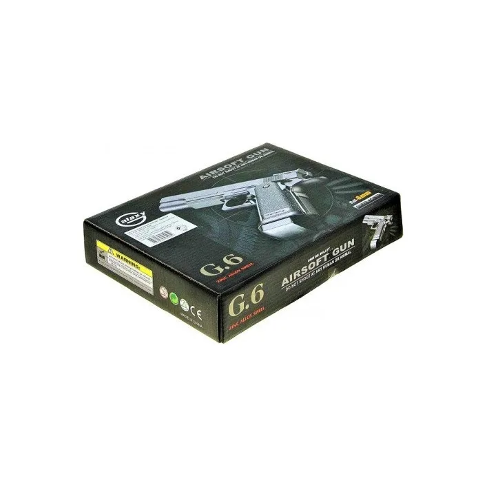Страйкбольний пістолет "Colt M1911 Hi-Capa" Galaxy G6 метал