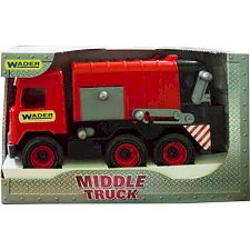 Мусоровоз "Middle truck" (красный)