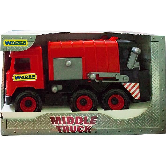 Мусоровоз "Middle truck" (красный)