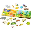 Розвиваючий альбом головоломка на липучках Puz-22925 PuzzleOk (Дер6932)