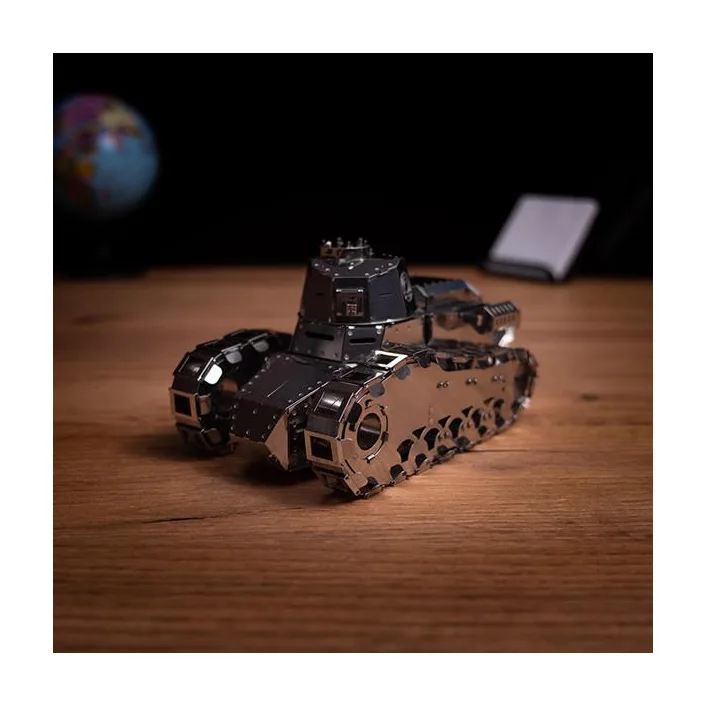Коллекционная модель-конструктор Metal Time Nimble Fighter Танк Renault FT-17 механический (MT010)