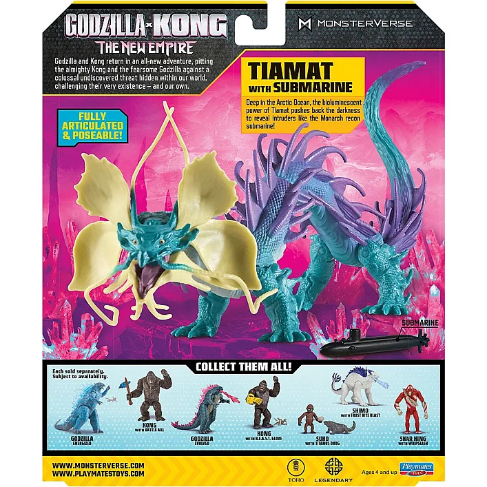 Фигурка Godzilla vs. Kong - Тиамат с подводной лодкой