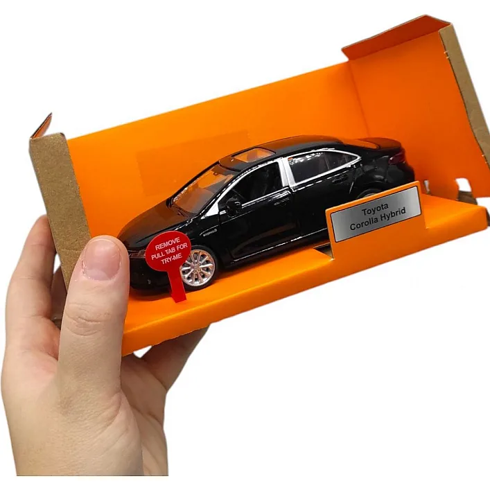 Машинка металева "Автопром: Toyota Corolla Hybrid" (ЧОРНА)