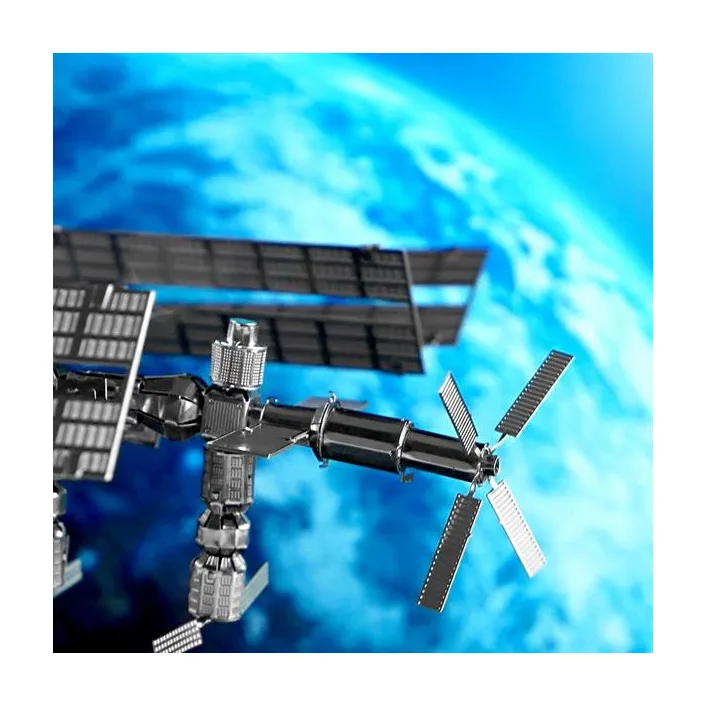 Колекційна модель-конструктор Metal Time Astronaut's Lodge Космічна станція МКС механічна (MT017)