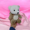 Мягкая игрушка "Мишка в костюме собачки", 24 см