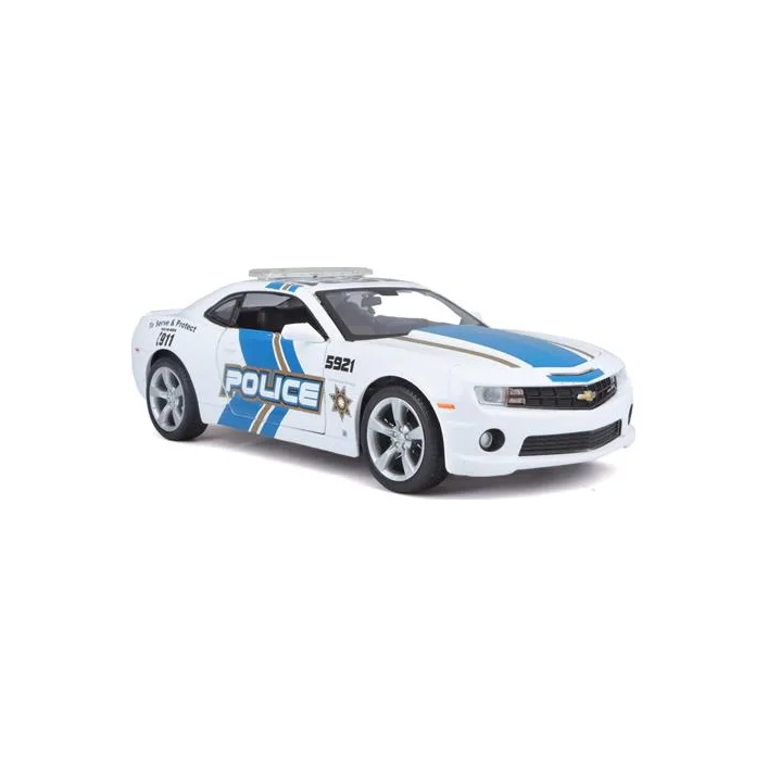 Автомодель Maisto 2010 Chevrolet Camaro SS RS Police білий 1:24 (31208 white)