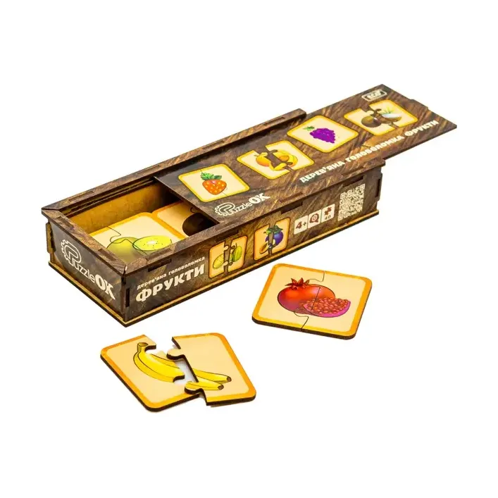 Деревянная головоломка "Фрукты" Puz-36359 PuzzleOk (Дер5996)