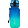 Бутылка для воды UZSPACE 3034(Blue-Green) 350 мл сине-зеленая