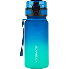 Бутылка для воды UZSPACE 3034(Blue-Green) 350 мл сине-зеленая