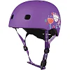Захисний шолом MICRO - ФІОЛЕТОВИЙ З КВІТАМИ (48-53 cm, S)