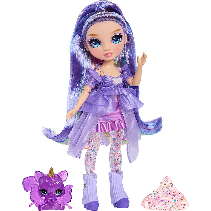 Ігровий набір з лялькою RAINBOW HIGH серії "Rainbow Shimmers" - ВІОЛЕТТА (зі слаймом)