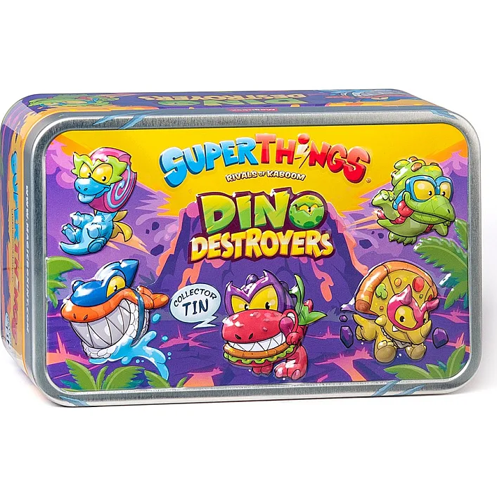 Игровой набор SUPERTHINGS S ДИНО РАЗРУШИТЕЛИ (5 эксклюзивных фигурок) PSTSD48TIN60 (Зви4860)