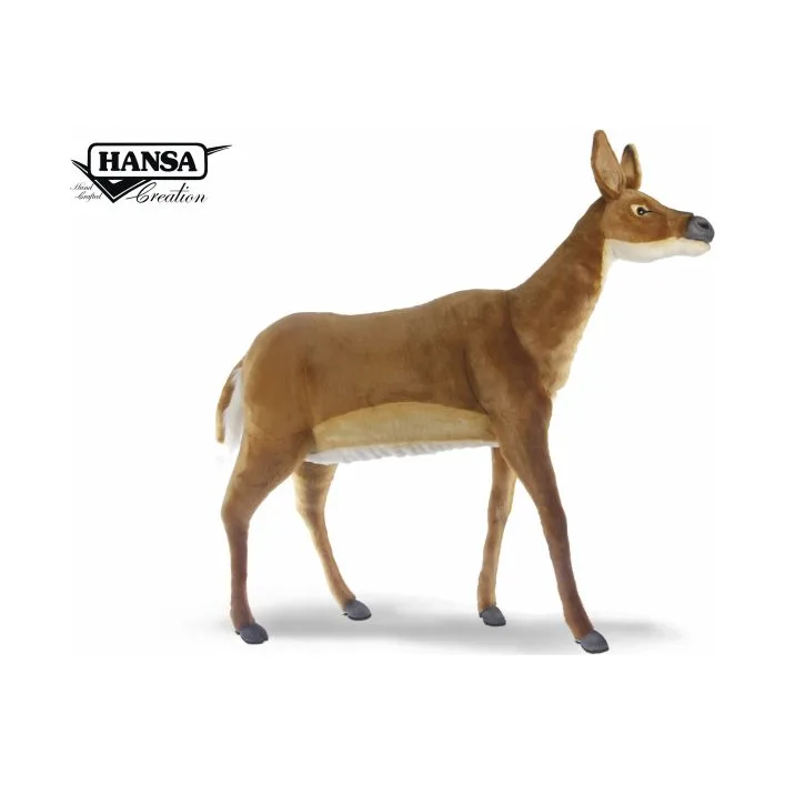 Мягкая игрушка Белохвостый олень (самка) длина 120см, Hansa (7510)