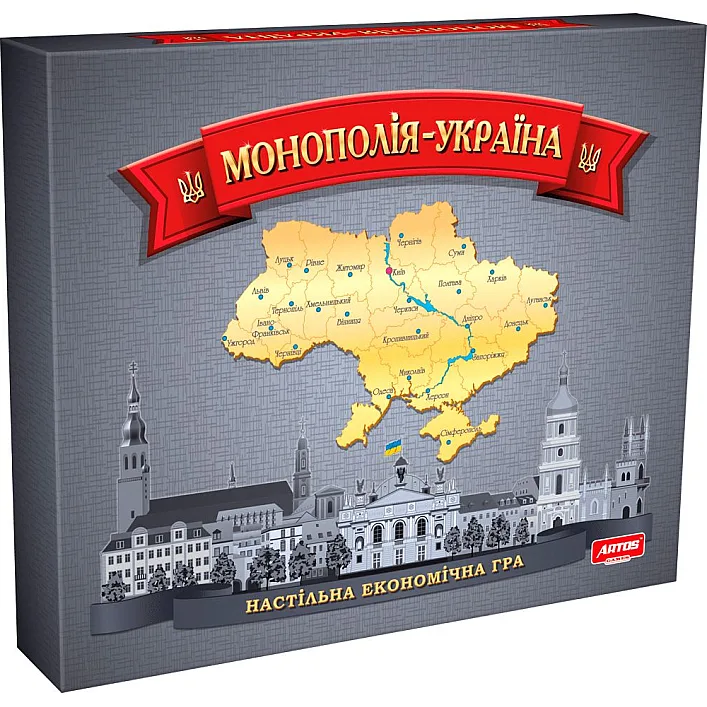 Настольная игра "Монополия Украина" (укр)