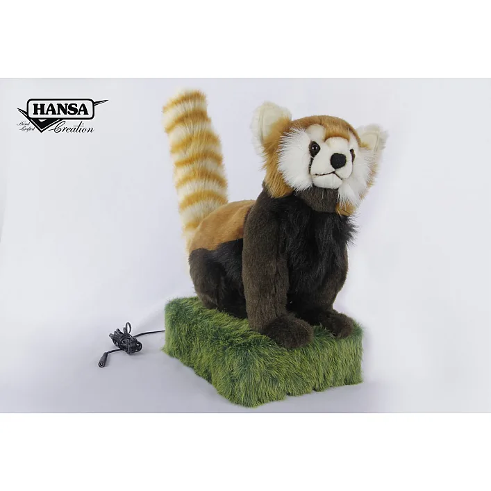 Мягкая игрушка Красная панда на коробке, Hansa (07849)