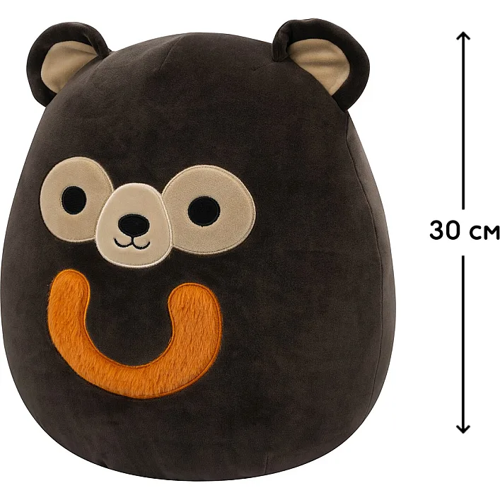 М'яка іграшка SQUISHMALLOWS – БУРИЙ ВЕДМІДЬ МАЛТІЗ (30 cm)