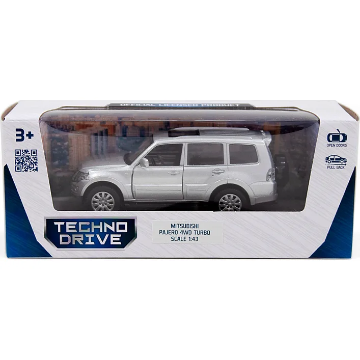 Автомодель - MITSUBISHI PAJERO 4WD TURBO (сріблястий)