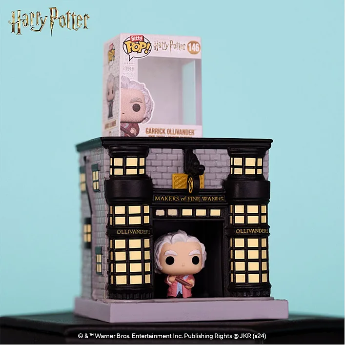 Набор фигурок Bitty Pop! Town серии Гарри Поттер - Олливандер и магазин волшебных палочек