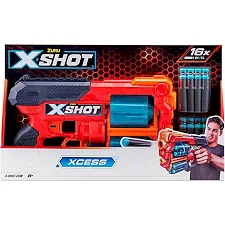 Скорострельный бластер X-Shot Red Excel Xcess TK-12 с 16 патронами (36436R)