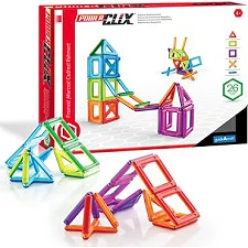 Магнитный конструктор Guidecraft PowerClix Frames, 26 деталей (G9199)