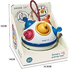 Развивающая игра MT 033576 (60) резиновые элементы, спинер, шарики на веревках, в коробке