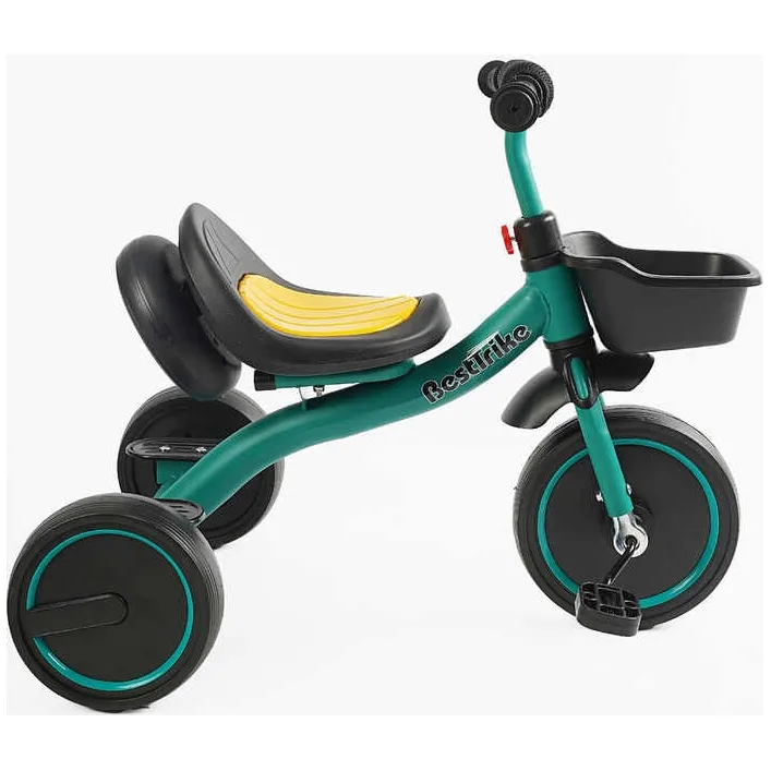 Велосипед 3-х колесный BS-47603 "Best Trike" (1) колеса EVA переднее 10&rsquo;&rsquo;, заднее 8&rsquo;&rsquo;, стальная рама, УКР.ОВЗУЧИВАНИЕ, свет, корзина, в коробке