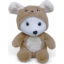 Мягкая игрушка "Мишка в костюме собачки", 24 см