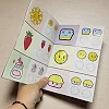 Игрушка штамп с наклейками в коробке (Зайка)