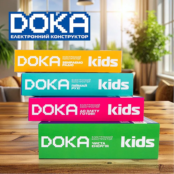 Конструктор электронный Doka Собираем радио