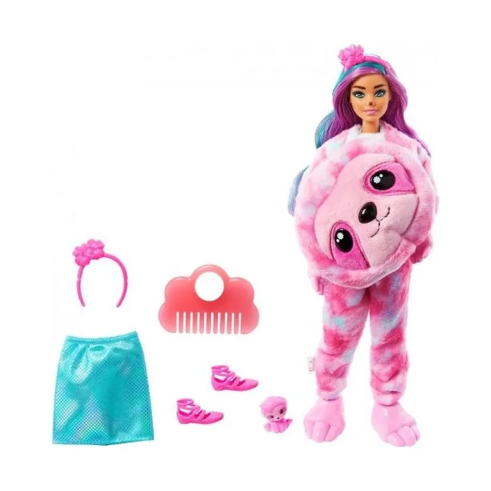 Кукла Barbie Cutie Reveal Милый ленивец 29 см (HJL59)