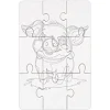 Дерев'яний пазл-розмальовка "Поросятко" А5 Puz-22939 PuzzleOK (Дер9939)
