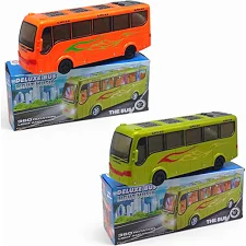 Автобус музыкальный, свет, на батарейках, микс