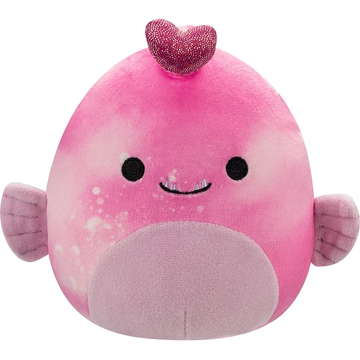 М'яка іграшка SQUISHMALLOWS – РИБА-ВУДИЛЬНИК СІ (13 cm)
