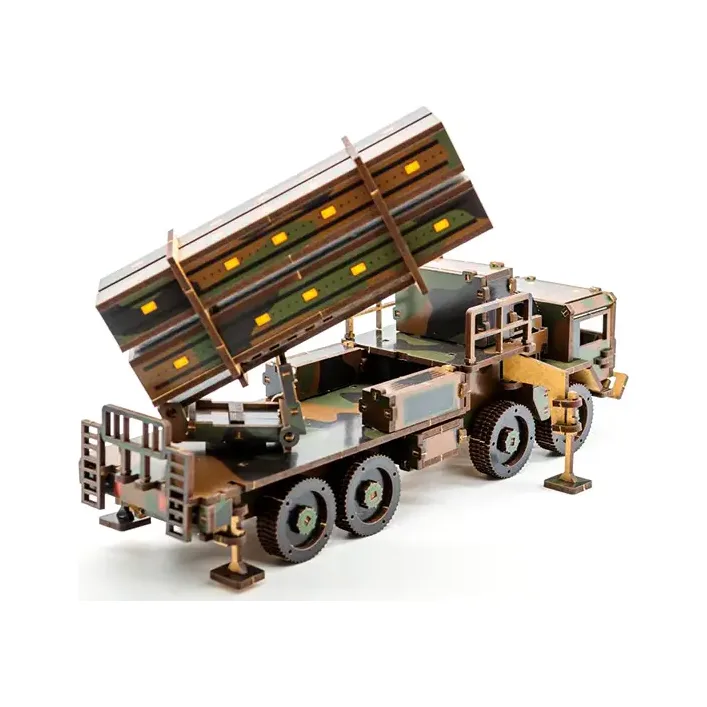 Деревянный 3D конструктор "ЗРК НАСАМС" 160 дет., 160-02397 г. 25*10*6,5 см PuzzleOk (Дер7793)