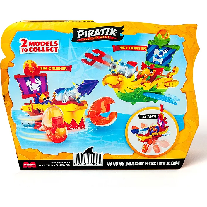 Игровой набор Piratix S - Пиратский корабль Морской громовержец