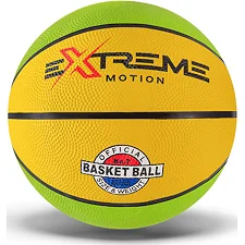 Мяч баскетбольный Extreme Motion BB1485 № 7, 520 грамм Зелено-желтый