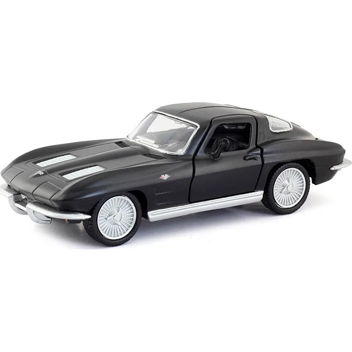 Автомодель - CHEVROLET CORVETTE SPLIT WINDOW 1963 (матовий чорний)
