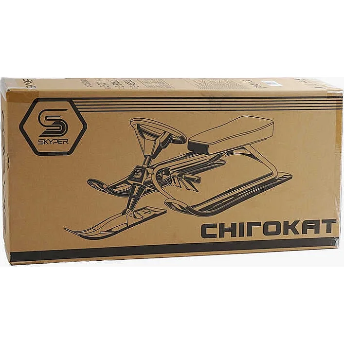 Снігокати Skyper S-43508 (1) сталева рама, кермо, м`яке сидіння, в коробці