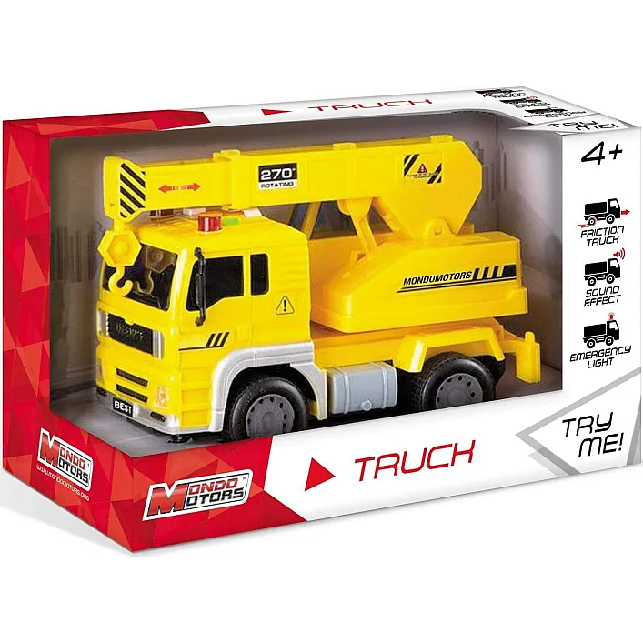 Вантажівка Friction Truck, Mondo, 20 см, асортимент, 1 шт., арт. 51174