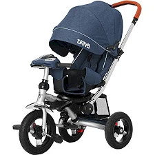 Велосипед трехколесный TILLY TRAVEL T-387/1 Синий лен (Вел3873)