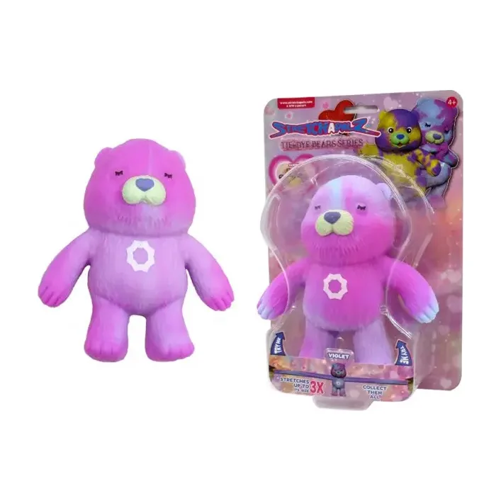 Іграшка-тягнучка Стрейчапалз, іграшка 14см. серія TIE DYE BEARS 988420 (Різ8848)