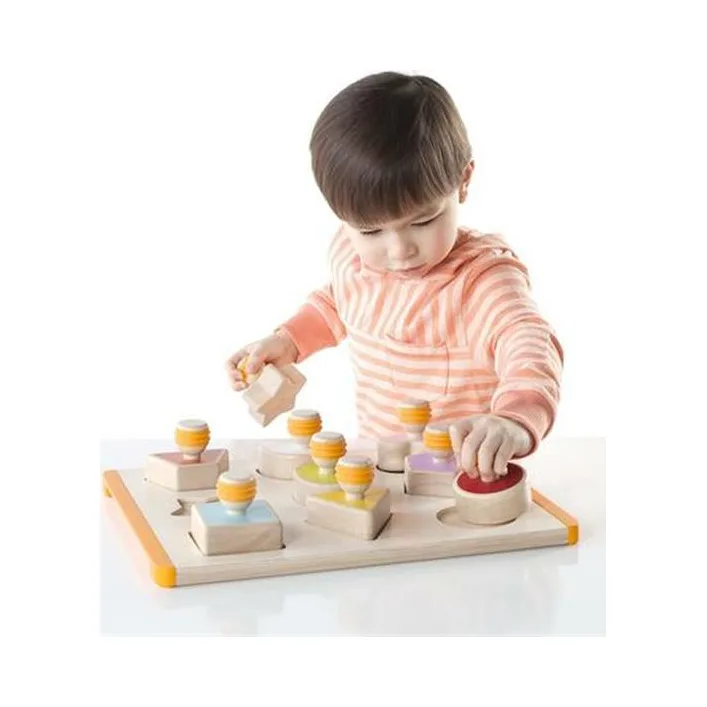 Рамка-вкладиш Guidecraft Manipulatives Форми з ручками (G6742)