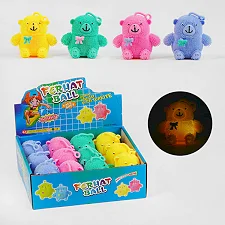 Игра антистресс C 60482 (24) ЦЕНА ЗА 12 ШТУК В БЛОКЕ, "Мишка", подсветка