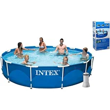 Intex Басейн каркасний 28212 NP (1) фільтр/насос мережа 220-240 В, 366х76см, 6503л