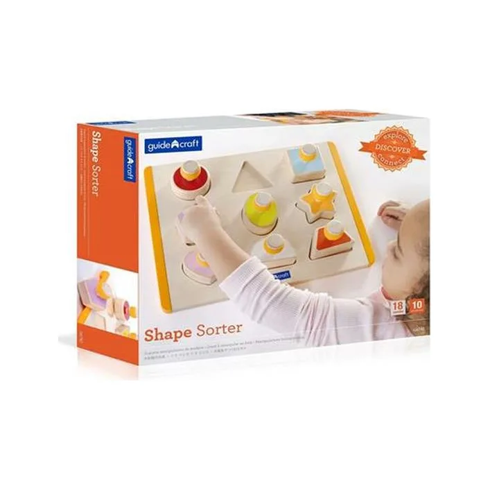 Рамка-вкладиш Guidecraft Manipulatives Форми з ручками (G6742)