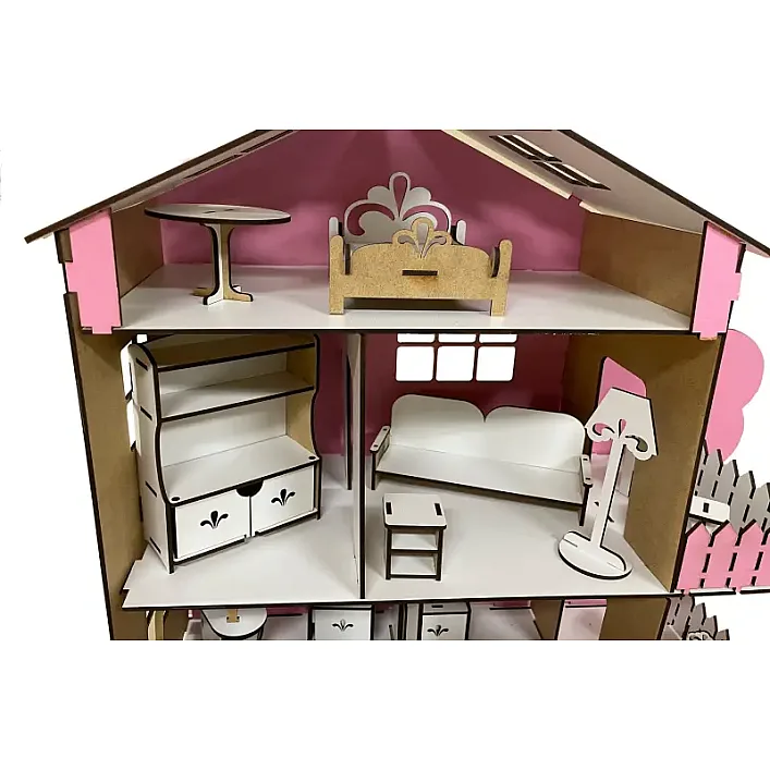 Кукольный домик «TREE HOUSE» Розовый 49*21*50 см (Дев4380)